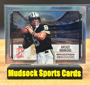 ARCHIE MANNING - 2024 Topps Signature Class - Gridiron Ambassadors - Saints - Bild 1 von 2