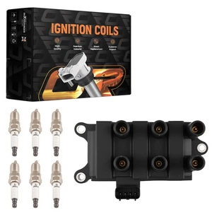 Bobinas de encendido y 6 bujías para Ford Taurus B3000 3,0 L 2001-2006 XS2Z12029AA - Imagen 1 de 9