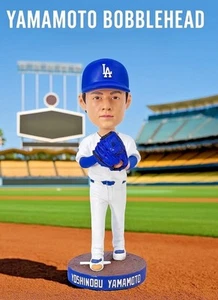 Yoshinobu Yamamoto 2025 LA Dodgers Bobblehead SGA - Picture 1 of 1
