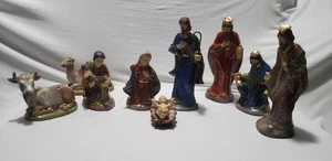 Avon 2011 9-Piece Nativity Set w/ Original Boxes – Glazed Ceramic Figures MIB - Picture 1 of 19