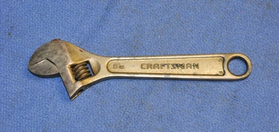 Craftsman 6" Llave Ajustable Se Abre a 3/4" Hecho en USA 44602 Foto 1 de 3