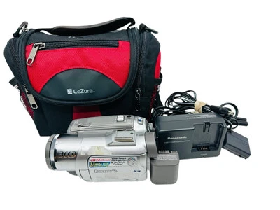 Videocámara digital Panasonic PV-GS180 plateada MiniDV con paquete K31 Foto 1 de 4