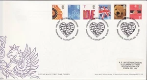 GB Stamps First Day Cover Smiler Booklets 1, Postbox, flag LOVINGTON PM 2005 - Picture 1 of 1