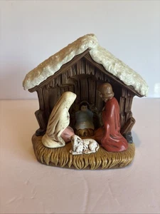 Vintage Cramer Nativity Music Box “Joy To The World” Christmas Decoration - Picture 1 of 5