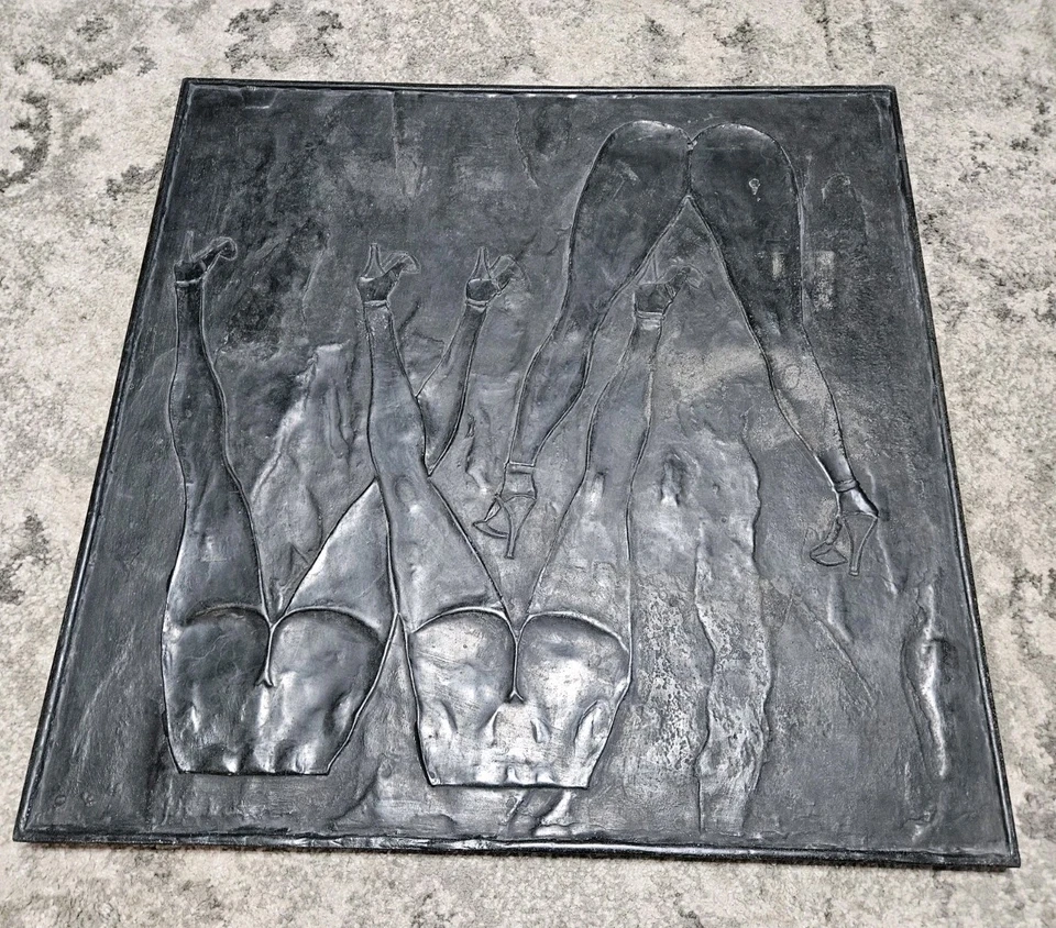 Rare Sexy Lady Legs Concrete Stamp Mat 24" x 24" Rubber Polyurethane Strip  - Image 1 of 4