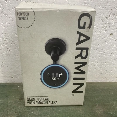 Garmin Speak 010-01862-01 Voice GPS with Amazon Alexa In Vehicle New Open Box - Image 1 of 4