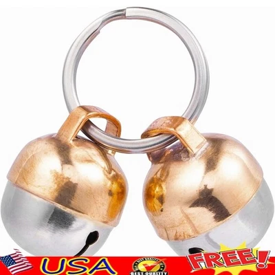 Handmade Copper Pet Bells Loud Sound Clear Ring Wildlife Safety Tracking New - Image 1 of 4