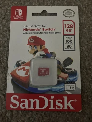 SanDisk 128 GB Micro SD XC Memory Card  for Nintendo Switch Or Switch Lite - Image 1 of 2