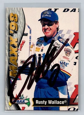 1998 Maxx #2 Rusty Wallace Autograph - JSA Certified - Image 1 of 2