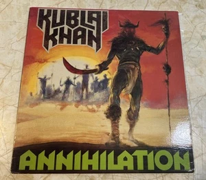 Kublai Khan. Annihilation. EX Vinyl LP. 1987 US Original. - Picture 1 of 4