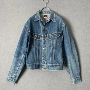 80er Jahre Lee Jeansjacke aus USA, Gr. 18 auf Etikett, Gr. M - Bild 1 von 6