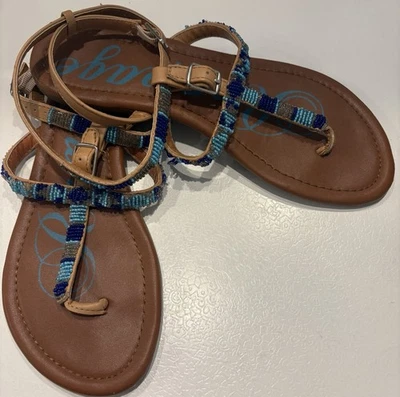 Rampage  WOMEN'S SIZE TURQUOISE BEADED Size 9 D207 - Imagem 1 de 4