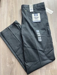 Men's Dockers Pants Workday Grey Big & Tall Classic Flex Comfort Stretch 42x38 - Picture 1 of 7