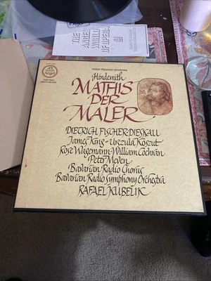 Hindemith: Mathis Der Maler, Kubelik/Bavarian, Angel SZCX-3869,  3 LP, 1979, EX - Image 1 of 4