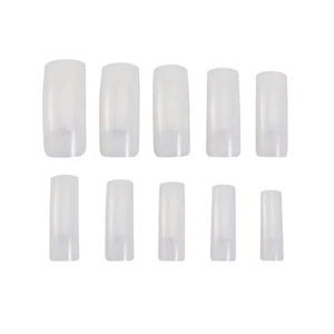 500pcs Fake Nails Natural Color Artificial Half Cover False Nail Tips - Picture 1 of 7