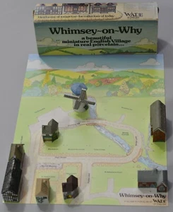 WADE WHIMSEY ON WHY SET 2, 1981 CON SCATOLA ORIGINALE E SCHEDA ESPOSITIVA 8 EDIFICI - Foto 1 di 1