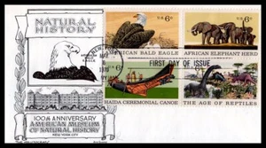 US FDC # 1387-1390 6c Museum of Natural History Aristocrats Block 1970, 9J799 - Picture 1 of 1