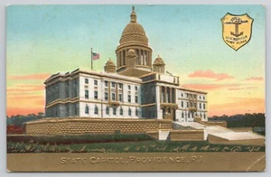Postcard Providence Rhode Island State Capitol Building Embossed - Picture 1 of 2