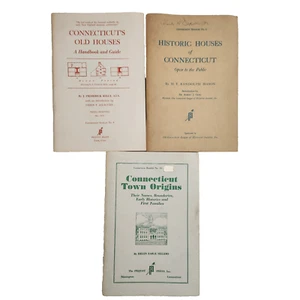 Connecticut Booklet Lot of 3 Town Origins Historic Old Houses History Genealogy - Picture 1 of 16
