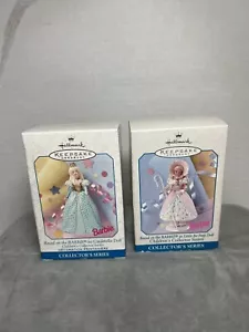 Hallmark Ornament Kinder Serie Barbie als Little Bo Beep & Cinderella 1998/99 - Bild 1 von 10