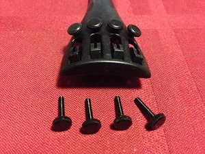 4 WITTNER VIOLINE SAITENHALTER STEIGUNGSEINSTELLSCHRAUBEN 1/16 - 61VNS16 - NUR SCHRAUBEN - Bild 1 von 2