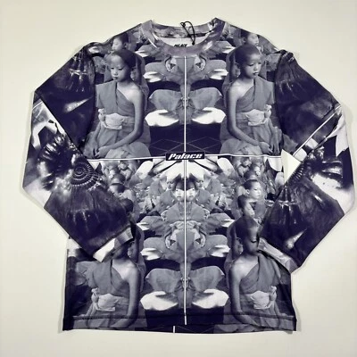 Camisa Palace Skateboards Mantra Manga Larga Tinta Media Rara Foto 1 de 4