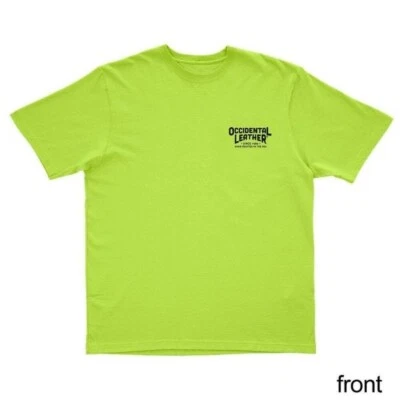 Occidental Leather 505853 T-Shirt - Safety Hi-Vis Green (Choose Size) - Image 1 of 4