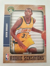 2007-08 Fleer Rookie Sensations card Glossy #RS-2 Kevin Durant