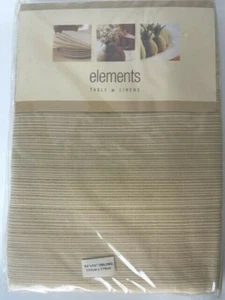 ELEMENTS TABLE LINENS Tablecloth 52" x 70" 132cm x 178cm Oblong Bride New NWT - Picture 1 of 2