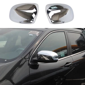 Chrome Side Door Rearview Mirror Cover Trim for Jeep Compass 17+,Cherokee 14+ - Imagen 1 de 5