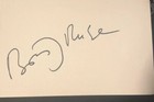 BORIS JOHNSON - UK PRIME MINISTER  MP - HAND SIGNED AUTOGRAPHED WHITE CARD -