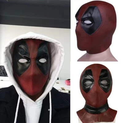 2018 Deadpool 2 Mask Cosplay X-Men Full Face Latex Helmet Halloween Mask Props - Image 1 of 4