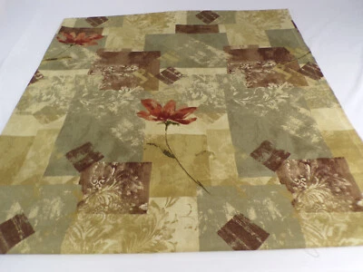 复古 Mill Creek 织物设计师装饰印花棉/聚色 54 英寸 W 1-2/3 码 L22 — 第 1/4 张图片