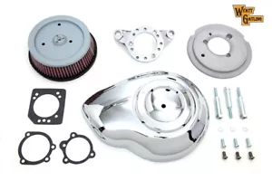 V-Twin 34-1862 Chrome Wyatt Gatling Air Cleaner Assembly - Picture 1 of 3