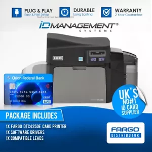 Fargo DTC4250e Single-Sided ID Card Printer • Low Prices • Ships Worldwide - Picture 1 of 1