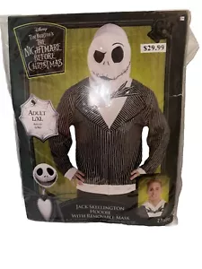 Jack Skellington Hoodie With Removable Mask BRAND NEW Nightmare Before Christmas - Picture 1 of 5