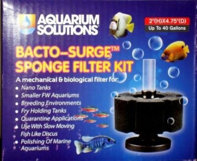Набор губчатых фильтров Hikari Aquarium Solutions Bacto-Surge Bio Foam 40 галлонов - Изображение 1 из 4