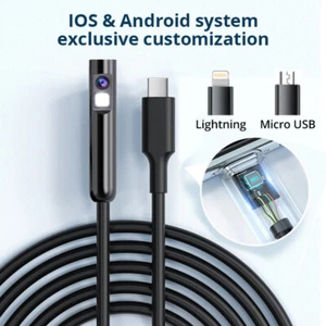 1080P HD Endoskop Endoskop 8mm Inspektion Schlange Kamera für iPhone Android iOS - Bild 1 von 7