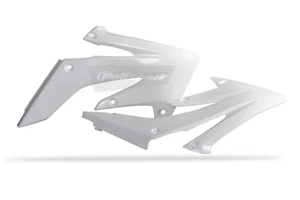 Cucharas de radiador HONDA CRF 250 R 2004-2009 blancas motocross polisport - Imagen 1 de 1