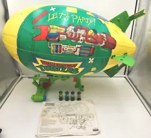 TMNT TEENAGE MUTANT NINJA TURTLES BLIMP II 2 PLAYMATES 1991 VINTAGE VEHICLE USED - Picture 1 of 8