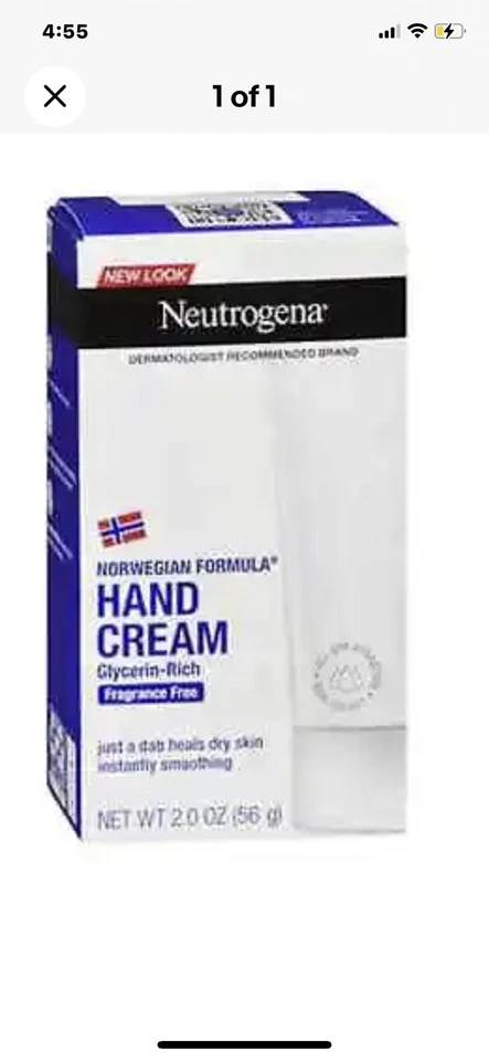 Crema de manos Neutrogena Norwegian Formula 2 OZ Foto 1 de 1