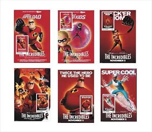 Póster de película Disney Incredibles 6 2022 recuerdo/s sin perforar Pixar - Imagen 1 de 1
