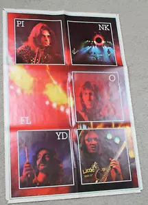 Vintage PINK FLOYD Dark Side Of The Moon Poster Album Insert 1973 Original - Picture 1 of 7