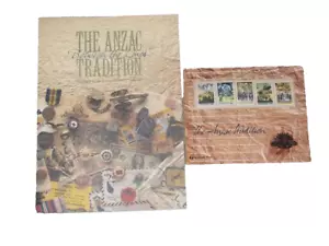 MINT 1990 THE ANZAC TRADITION AUSTRALIA POST BOOK + STAMP PACK - Bild 1 von 3