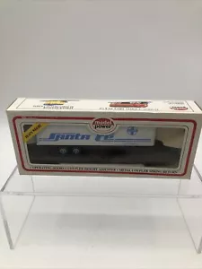 HO Scale Model Power 8350 ATSF #89989 Flat car with Trailer in box Heavyweight - Picture 1 of 11