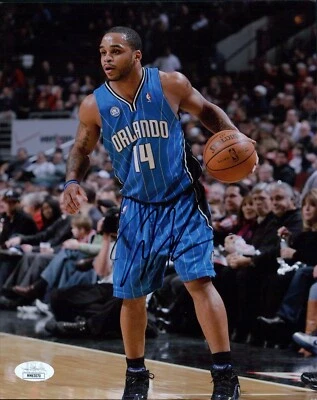 Jameer Nelson Orlando Magic Signed 8x10 Glossy Photo JSA Authenticated - Image 1 of 2