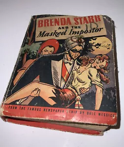 Brenda Starr and the Masked Imposter Whitman Better little BOOK from 1943 - Imagen 1 de 9