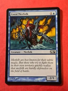 2011 Magic The Gathering Magic 2012 #49 Coral Merfolk, C, NF, B, cd1 - Bild 1 von 3