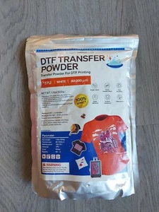 DTF Transfer Powder for DTF Printing 500g (1.1 lbs) White Hot Melt Adhesive- New - Picture 1 of 3