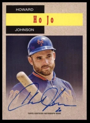 Howard Johnson 2024 TOPPS ARCHIVES 1958 TV Westerns Auto New York Mets - Image 1 of 2